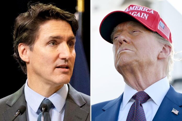 Canadian PM Justin Trudeau meets with Trump after tariff threat