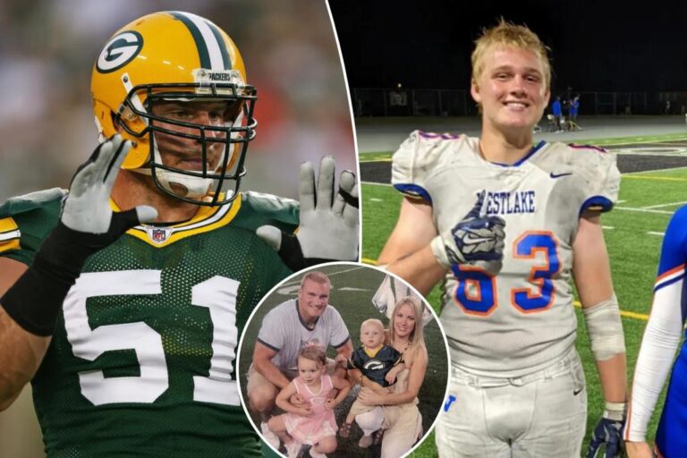 Ex-NFLer Brady Poppinga suing hospital over 17-year-old son's death