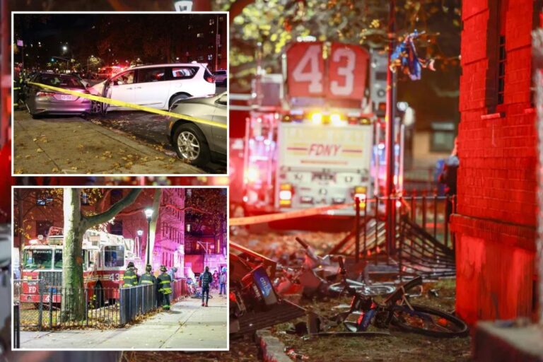 FDNY fire truck involved in crash in NYC Thanksgiving night