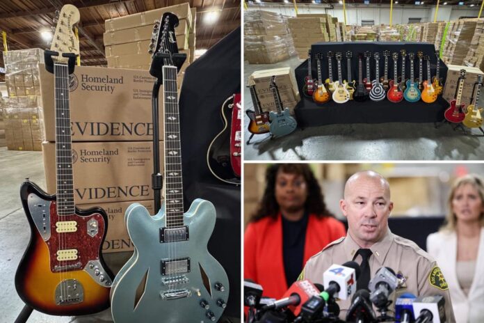 Feds seize 3,000 fake Gibson guitars potentially sold for $18M