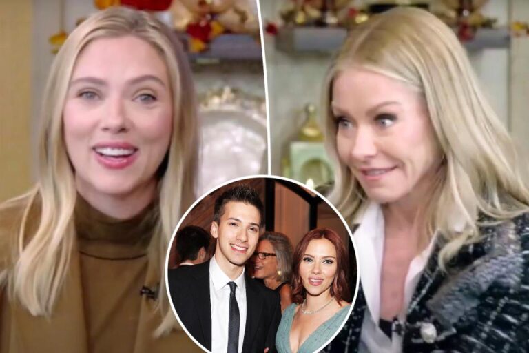 Kelly Ripa tries to set up Scarlett Johansson’s single twin brother, Hunter, with pal