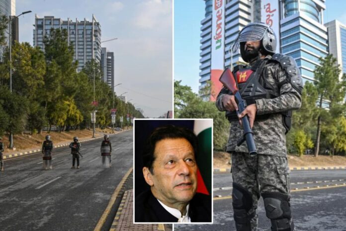 Pakistan capital, Islamabad, locked down ahead of protests for ex-PM Imran Khan's release