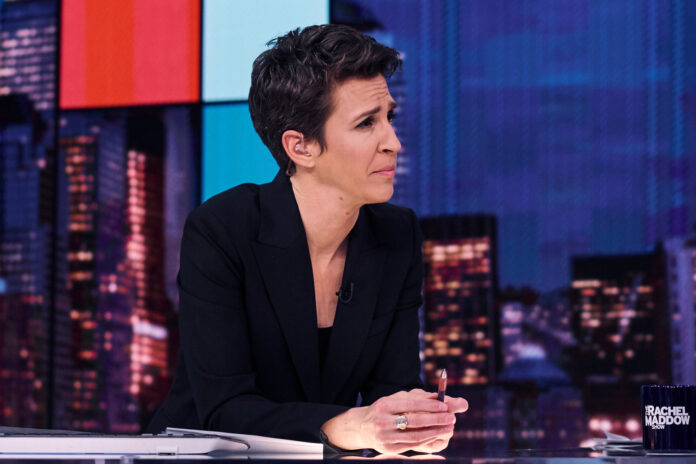 Rachel Maddow 'Takes Pay Cut' to $25 Million for One Day a Week