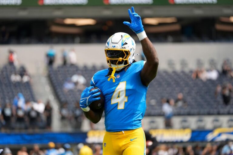 Time is now for Gus Edwards as Chargers' RB1