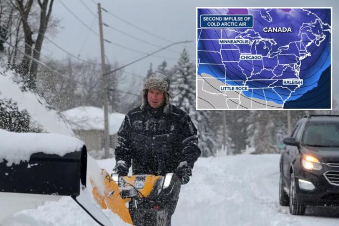 Arctic blast continues across America as even colder air looms by late-week into next weekend