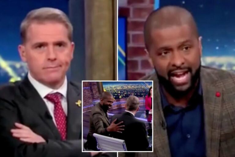 CNN contributors Scott Jennings tells Bakari Sellers not to touch him during tense Trump, grocery prices segment