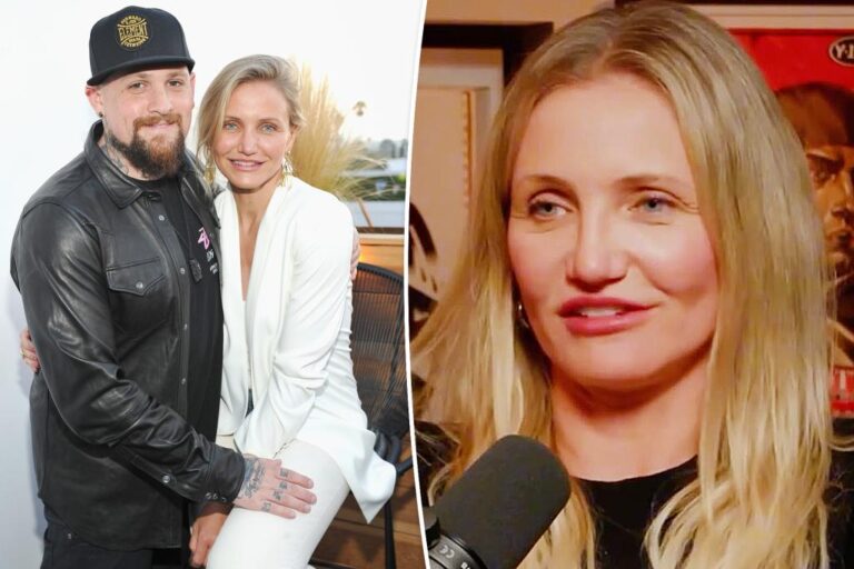 Cameron Diaz explains therapy's 'big' role in her and Benji Madden's marriage