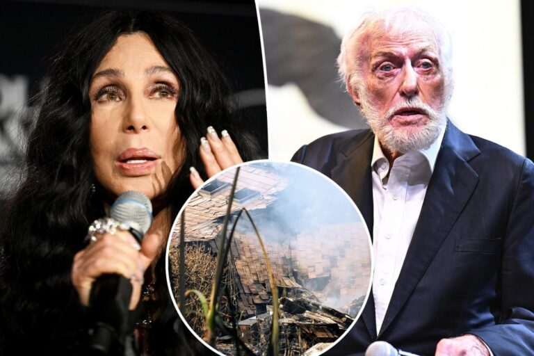 Cher and Dick Van Dyke evacuate their Malibu homes amid 'very dangerous' Franklin wildfire