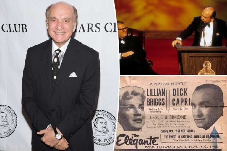 Comedian Dick Capri dead at 93