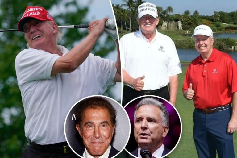 Donald Trump back on Palm Beach golf course