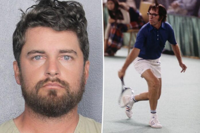 Grandson of tennis legend Bobby Riggs arrested over disturbing sexual accusations