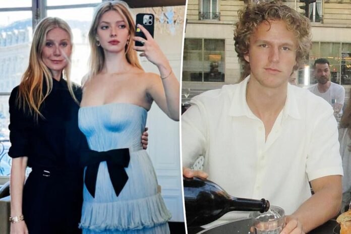 Gwyneth Paltrow's daughter Apple rolls eyes at date in debutante ball video