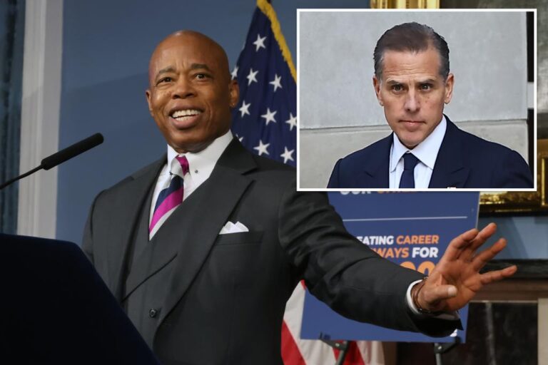 Hunter Biden pardon proves DOJ is politicized, NYC Mayor Adams crows — as he blasts his own criminal case