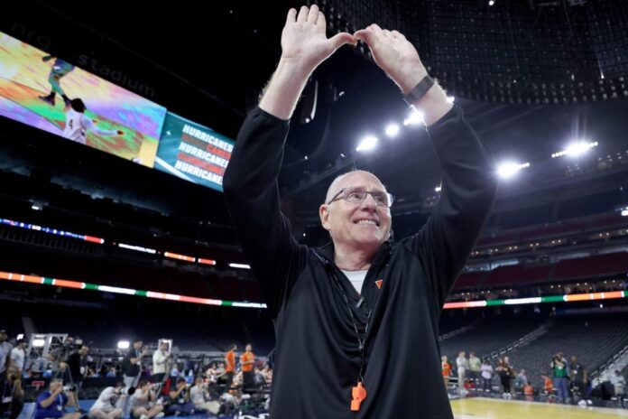 Jim Larranaga stepping down as Miami men's basketball coach