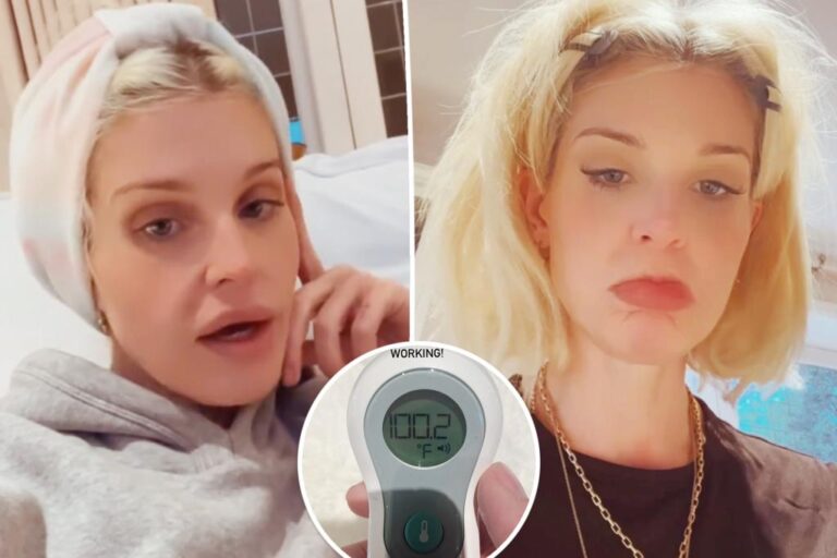 Kelly Osbourne says she has been fighting a fever for 3 days