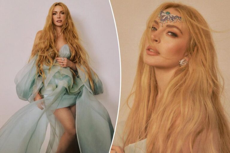 Lindsay Lohan on new Christmas movie, life in Dubai with husband and son