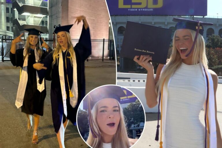 Livvy Dunne celebrates LSU graduation and teases next steps