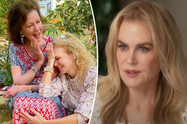 Nicole Kidman reveals mom's last words to her