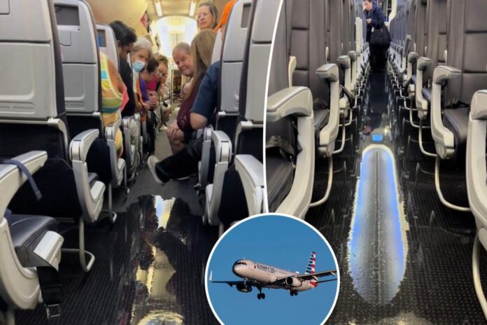 Passengers panic as American Airlines flight 'floods' in midair: 'New fear unlocked'