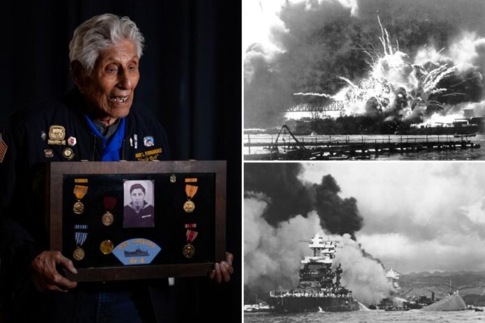 Pearl Harbor Navy survivor Bob Fernandez recalls Japanese bombing on 83 anniversary