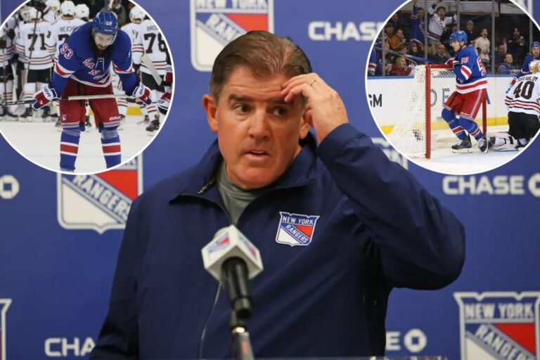 Peter Laviolette can't keep going like this and expect Rangers to change