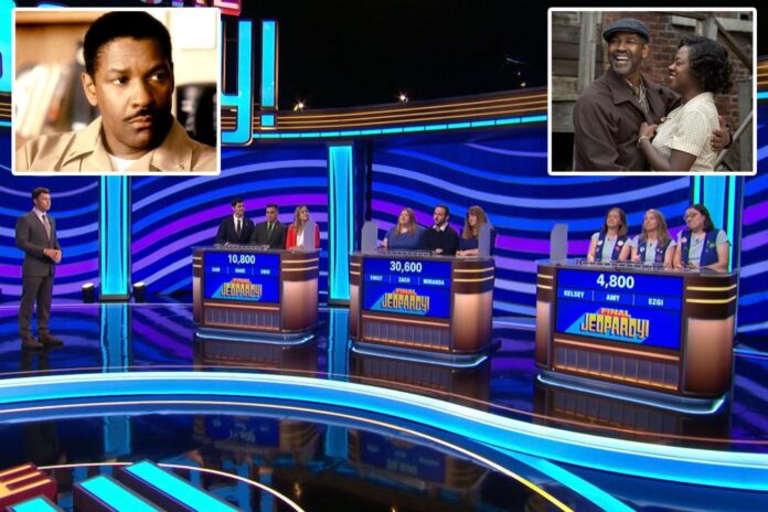 'Pop Culture Jeopardy' contestants fail Denzel Washington question