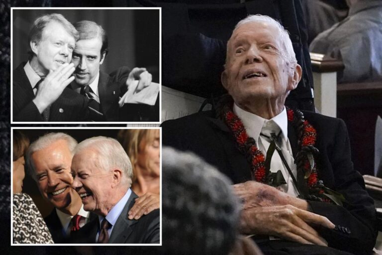 President Biden praises Jimmy Carter as 'extraordinary leader' after his death