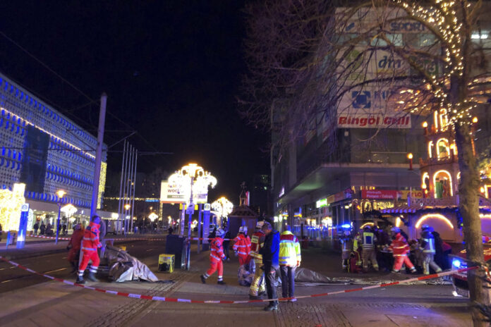 Saudi Doctor Plows Car Through a Crowded Christmas Market in Germany; at Least Two Dead, Dozens Injured