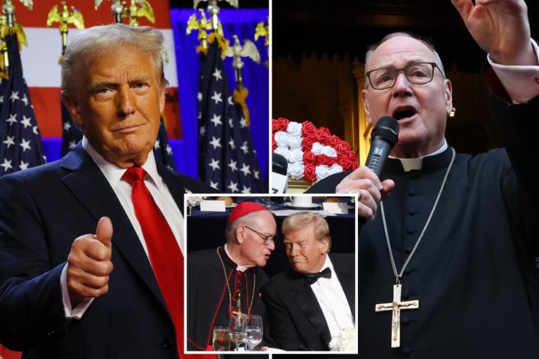 Trump's faith journey mirrors America turning to God in challenging times, Cardinal Dolan says