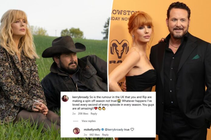 'Yellowstone' star Kelly Reilly addresses spinoff rumors