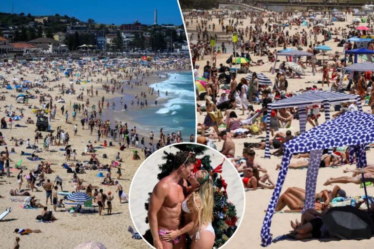 ‘Insane’ scenes at Christmas Day beach bash